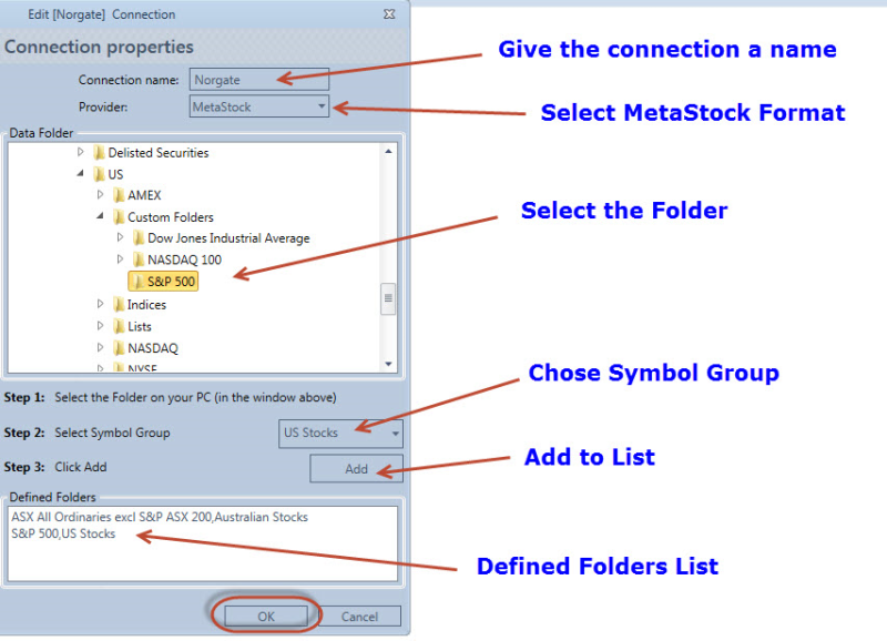 MTPredictor Connection Properties