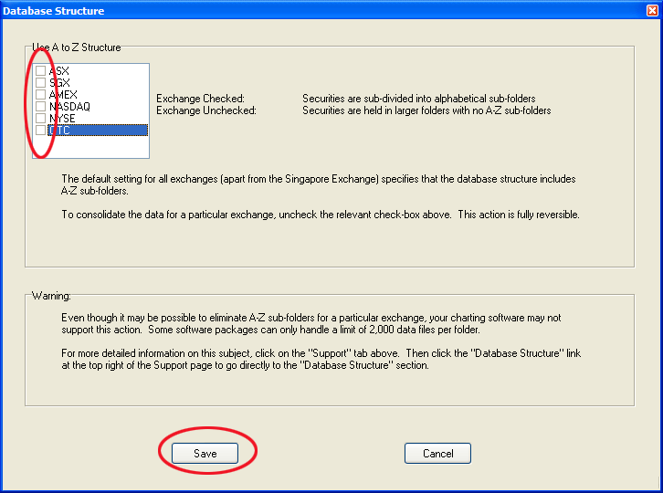 Premium Data Metastock Single Folder Structure